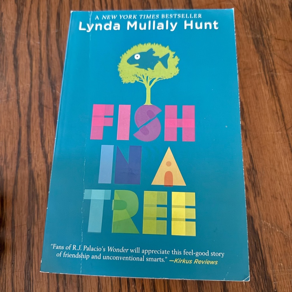 's 'Fish in a Tree' - Vibrant Blue Cover